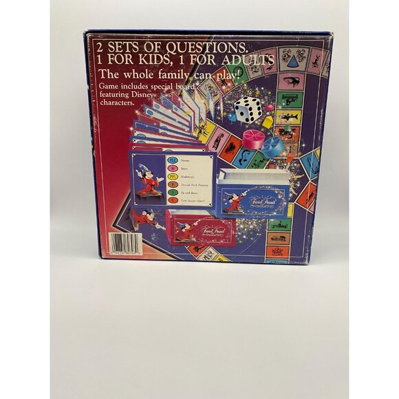 1986 Trivial Pursuit Featuring The Magic of Disney Family Edition Board Game - Picture 2 of 7